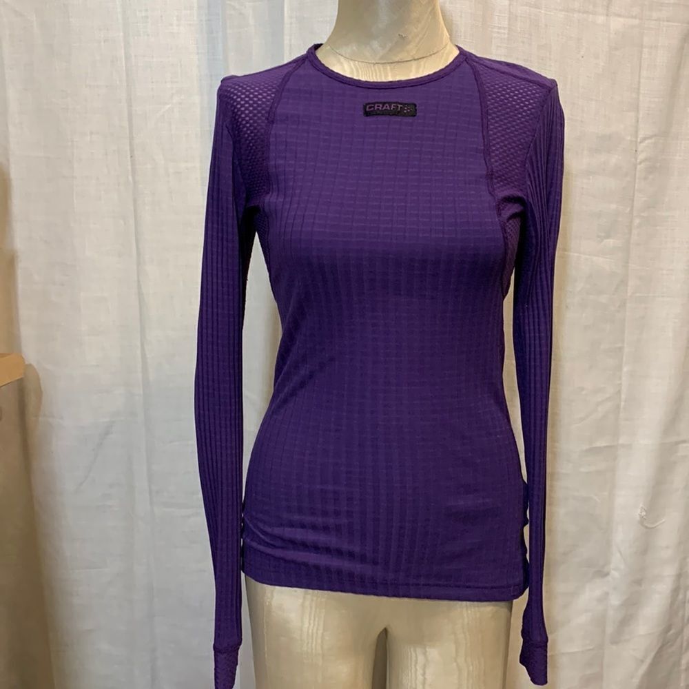 CRAFT SZ LARGE PURPLE ATHLETIC TOP